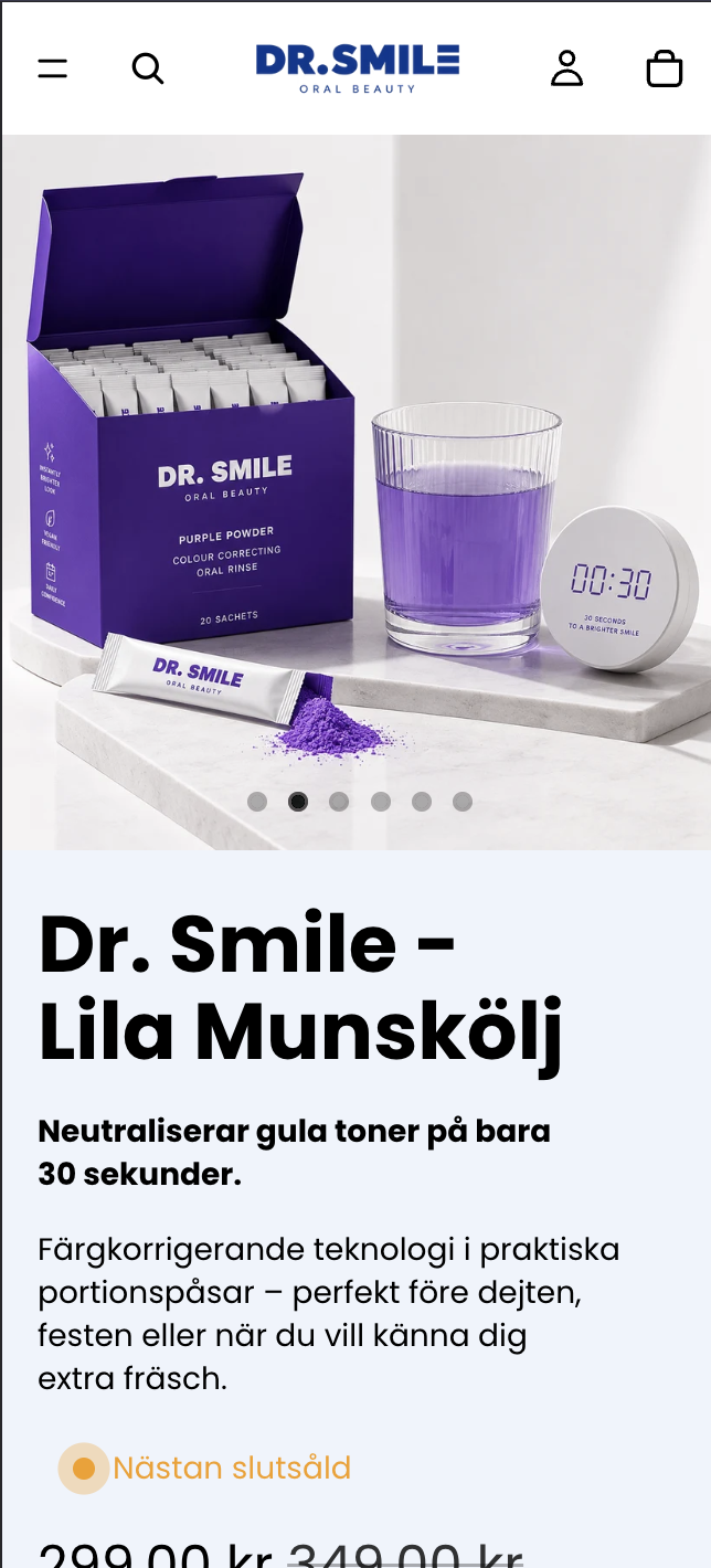 Landing page